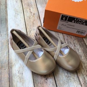NWT Livie And Luca Mariposa Champagne Shoes